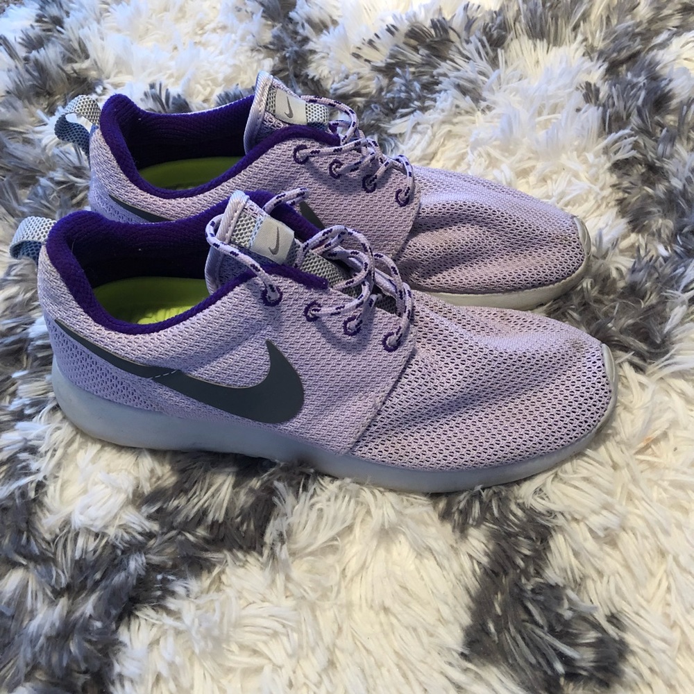 Purple Mesh Nike Free Shoes